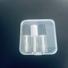 2pcs/Set 3ml Portable Empty Clear Mini Lip Gloss Tube Refillable Lip Balm Gloss Lipstick Containers For Women DIY Makeup Bottles