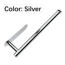 自粘式厨房浴室纸巾架、卫生纸架、毛巾架、抹布架，适用于橱柜、橱柜下方、橱柜门、墙面安装，厨房浴室配件，浴室配件，浴室工具