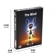 The Mind Card Game, Intuitive Card Game For Family Gathering, Telepathy-Based Cardboard Game For Adults (2-4 Players) - Multicolor - View 2