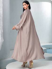 Set de 2 piezas Bata suelta y Bata con efecto tie-dye