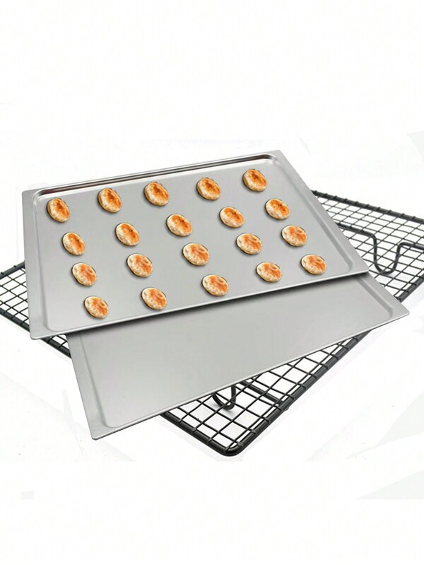 1 pieza Molde para galletas/pasteles de aleación de aluminio, color natural