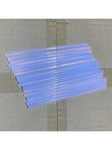 10/20支透明热熔胶棒，20厘米长，高粘度DIY热熔胶枪胶棒，快速便捷，工具配件 - 白色 - 查看 6