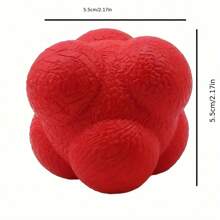 Agility Master Reaction Ball - Boxing Speed Training Equipment For Enhanced Reflexes And Hand-Eye Coordination - Hexagonal Design For Unpredictable Bounces - Multicolor - View 5