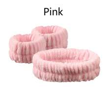 Set de 3 piezas de bandas para la cabeza, manos y muñecas hechas de franela de 12 colores, absorbentes y antideslizantes, para uso unisex en maquillaje, spa facial, yoga