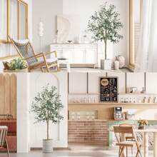 Piorlado Realistic Artificial Olive Tree, Lifelike Artificial Olive Plant For Home, Office, Garden Decoration - 180cm - View 10