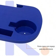 Mesa Portátil Para Cadeira de Praia Porta Copos Celulares Chaves E Pequenos Objetos