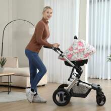 Car Seat Covers For Babies – Multi-Use Breastfeeding Cover Carseat Canopy Cover, Infant Stroller Covers For Boys And Girls - Multicolor - View 5