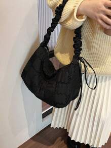 Fashionable Embroidered Large Capacity Versatile Urban Casual Ladies Shoulder Bag