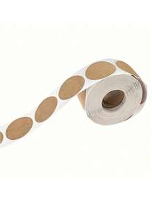 1 rolka = 500 naklejek, naklejki z papieru kraft, spersonalizowana dekoracja świąteczna DIY, naklejki do pieczenia, papier etykietowy, nazwa klasyfikacji projektu, naklejki, spersonalizowane etykiety