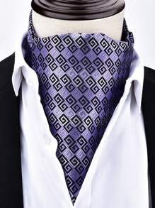 1pc Floral Print Casual Light Business Polyester Scarf, All Season Men Necktie