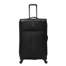 Skyline Softside 5pc Spinner Luggage Set - Black Suitcase Travel Suitcase Suitcases Suit Case Durable Travel Luggage Waterproof Winter Holiday Women Travel Essentials Suitcase Set Luggage Set - 1 - View 6