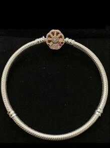 1 pièce Accessoire de mode haut de gamme en cristal pour femmes pour faire soi-même un bracelet de charme. La base convient pour un port quotidien et est un cadeau parfait pour les fêtes et anniversaires.