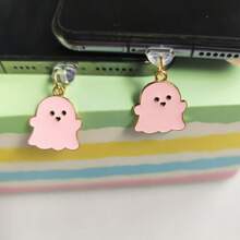 1 件时尚防滴油白色黑色 Daemon 防尘塞适用于所有手机充电端口万圣节礼物 - 彩色 - 查看 21