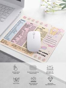 Shortcut Keys Pattern Thickened Waterproof Mouse Pad