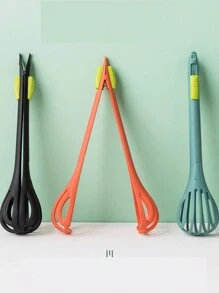 多功能打蛋器二合一面架家用厨房捞面架手动打蛋器手动搅拌棒奶油烘焙工具奶泡搅拌器 - 彩色 - 查看 4