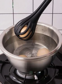 多功能打蛋器二合一面架家用厨房捞面架手动打蛋器手动搅拌棒奶油烘焙工具奶泡搅拌器 - 彩色 - 查看 6