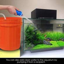 1pc PP Material Aquarium Sand Cleaning Vacuum Pump, Fish Tank Water Change Tool, Cleaning Kit With Suction Cleaning And Water Change Tools