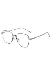 1 Pair Metal Frame Unisex Glasses, On