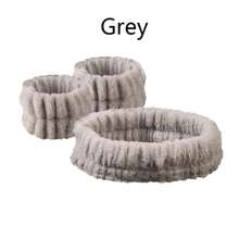 Set de 3 piezas de bandas para la cabeza, manos y muñecas hechas de franela de 12 colores, absorbentes y antideslizantes, para uso unisex en maquillaje, spa facial, yoga