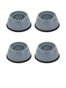 4-Piece Washing Machine Feet Pads Grey 8*8*3CM - Multicolor - View 3