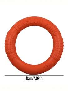 1pc Dog - An Interactive Toy For Training, Tug-Of-War, Chewing And Water Fun - Suitable For Outdoor Play, Can Be Used As Dog Toy, Training Ring, Sturdy And Chewable, Also Serves As Pet Retrieval Toy, Pet Floating Ring, Suitable For Training And Cleaning Teeth Of Medium And Large Dogs, Also A Dog Swimming Pool Floating Toy - Multicolor - View 10