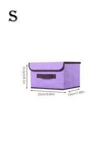 1 pieza Caja de almacenamiento plegable, organizador de ropa portátil de gran capacidad - Ideal para ahorrar espacio, organizar la ropa y decoraciones, adecuado para decoración de temporada de otoño, vacaciones, habitación, hogar, dormitorio