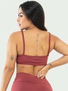 Kit 3 Women's Fitness Strapless Top Without Pads Gym - Navy Blue - View 4