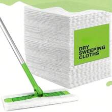 1bag [30pcs Of One Bag] Microfiber Cleaning Mop Replacement Pad, Flat Floor Mop Cloth, Disposable Mop, Wet And Dry Use, Easy To Clean, Cleaning Supplies, Back To School Supplies
