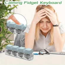 3pcs Pressure Relief Keychains,Keyboard Key Design,Adult Finger Toy,Finger Press Keyring,Calming Tool,Focus And Relaxation,Suitable For New Year/Thanksgiving,Easter Gifts,Plastic Material (Random Colors),Fidget,Fidget Toys,Fidgets,Fidget Toys,Fidget,Fidgets,Key Board Fidget,Toy Keychain,Cool Toys - Multicolor - View 4