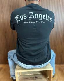 DTF Los Angeles Appliqué T-Shirt