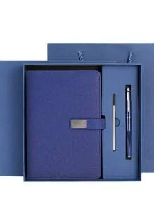 免费定制徽标全新高品质笔记本礼品套装、商务公司纪念品礼品、加厚学校用品套装