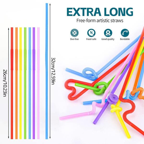 100 10.2-12.6-Inch Coffee And Drink Mixers/Straws Straw Mixers, Party Decoration Straws In Any Color