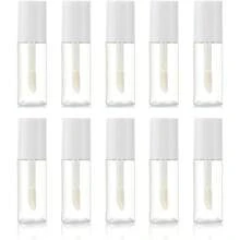 2pcs/Set 3ml Portable Empty Clear Mini Lip Gloss Tube Refillable Lip Balm Gloss Lipstick Containers For Women DIY Makeup Bottles