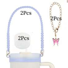 1/2 pièces Porte-bouteille d'eau avec sangle, convient aux bouteilles de 8 oz à 40 oz, sangle pour bouteille d'eau, compatible avec les accessoires de la tasse (tous les produits n'incluent pas les tasses d'eau)