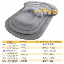 1pc Memory Foam Pet Bed Mat, Luxurious Waterproof, Warm & Soft, Suitable For Small/Medium/Large Pets, Removable & Machine Washable, For Indoor Winter Use - Multicolor - View 4