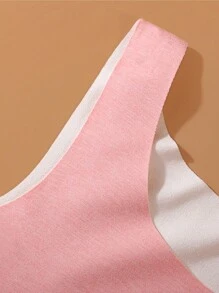 3 Pcs Women's Warm Thermal Vest, Double-Sided Brushed Lined, Solid Color Undershirt