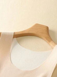 3 Pcs Women's Warm Thermal Vest, Double-Sided Brushed Lined, Solid Color Undershirt