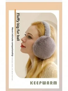 New Lovely Winter Warm Cat Ear Warmers Glitter Ears Plush Earmuffs For Women Playful Girls Ear Muffs Cold Protection Warm Hot - Multicolor - View 7