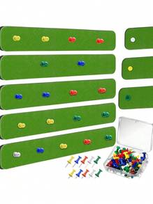 Set de 5 piezas de Tablero de mensajes de fieltro de 33*5cm, tablero de notas de oficina de fieltro, adhesivo para pared, tablero de exhibición - Multicolor - Ver 26