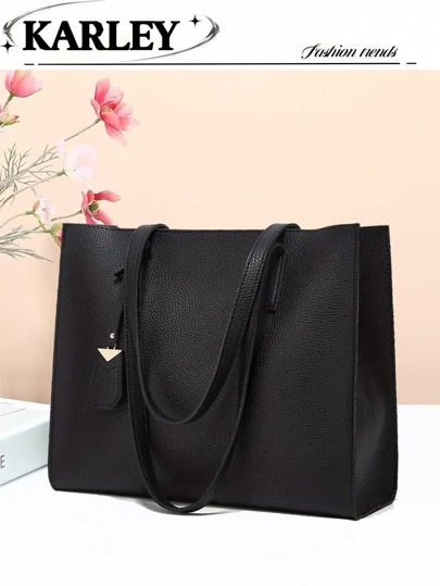 A High-Quality Leather Ladies Bag, Shoulder Bag, Big Bag Bag 2024 New Autumn And Winter Large Capacity, Hand-Held, Commuter Shoulder Bag, Material Is Very Good Very High-Grade, Eye-Catching Work Bags For Women
