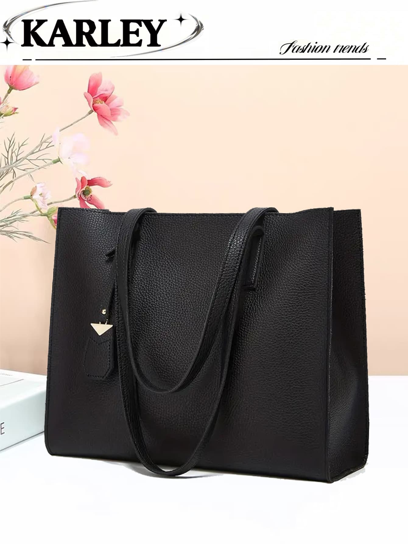 A High-Quality Leather Ladies Bag, Shoulder Bag, Big Bag Bag 2024 New Autumn And Winter Large Capacity, Hand-Held, Commuter Shoulder Bag, Material Is Very Good Very High-Grade, Eye-Catching Work Bags For Women