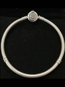 1 pièce Accessoire de mode haut de gamme en cristal pour femmes pour faire soi-même un bracelet de charme. La base convient pour un port quotidien et est un cadeau parfait pour les fêtes et anniversaires.