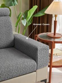 1pc Stretch Sofa Cover, Universal Four Seasons Anti-Slip Anti-Splash Full Wrap Fabric Thicker Sofa Seat Cushion Cover, Machine Washable Sofa Throw Blanket, Dustproof And Dirt-Resistant Home Decor Pet Friendly Protector Fits L-Shaped Sofa And 1/2/3/4 Seater For Bedroom, Office, Living Room