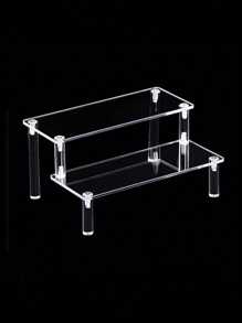 Acrylic Multi-Layer Cake Stand, Transparent Display Rack, Dessert Tiered Cupcake Stand, Wedding Party Snack Tower Back To School