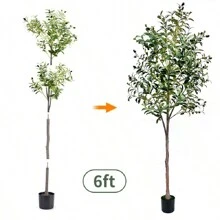 Piorlado Realistic Artificial Olive Tree, Lifelike Artificial Olive Plant For Home, Office, Garden Decoration - 180cm - View 3