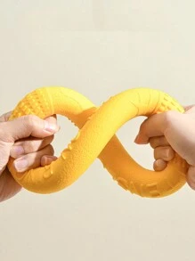 1pc Dog - An Interactive Toy For Training, Tug-Of-War, Chewing And Water Fun - Suitable For Outdoor Play, Can Be Used As Dog Toy, Training Ring, Sturdy And Chewable, Also Serves As Pet Retrieval Toy, Pet Floating Ring, Suitable For Training And Cleaning Teeth Of Medium And Large Dogs, Also A Dog Swimming Pool Floating Toy - Multicolor - View 6