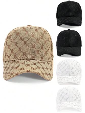 1pc Unisex Baseball Cap, Embroidered Sun Hat, Hip-Hop Hat, Suitable For Outdoor Travel, Commute And Streetwear