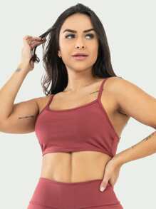 Kit 2 Women's Fitness Strapless Top Without Pads Gym - Granate - Ver 5