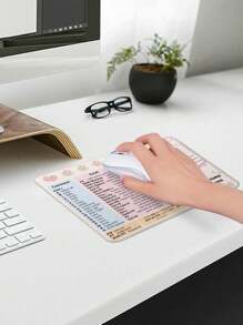 Shortcut Keys Pattern Thickened Waterproof Mouse Pad