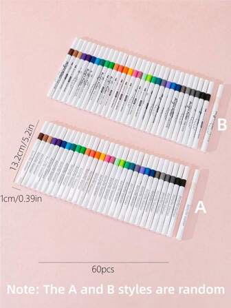 Färger Akryl Färg Markeringspenna Uppsättningar - Minimalist Design Lämplig För Teckning Och Konst DIY - Vattentät Och Bläck - Och Tvättbar - Arbeten Material , Glas , Keramik , Plast Och